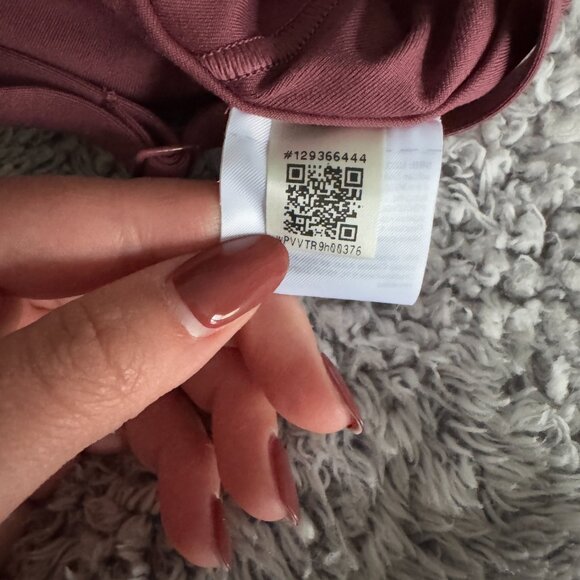 adidas | NWOT Yoga Studio Light-Support Bra in Burgundy Size Medium - Picture 9 of 9